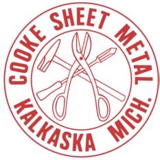 cook sheet metal|cooke sheet metal kalkaska.